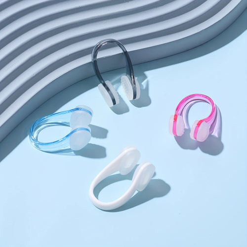 2 Pcs Swimming Nose Clip Professional Swimming Training Anti-Choking Comfortable Waterproof and Non-Slip Nose Clip